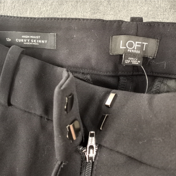 Loft Women's Black Dress Pants Size 12 NWT - Picture 6 of 16